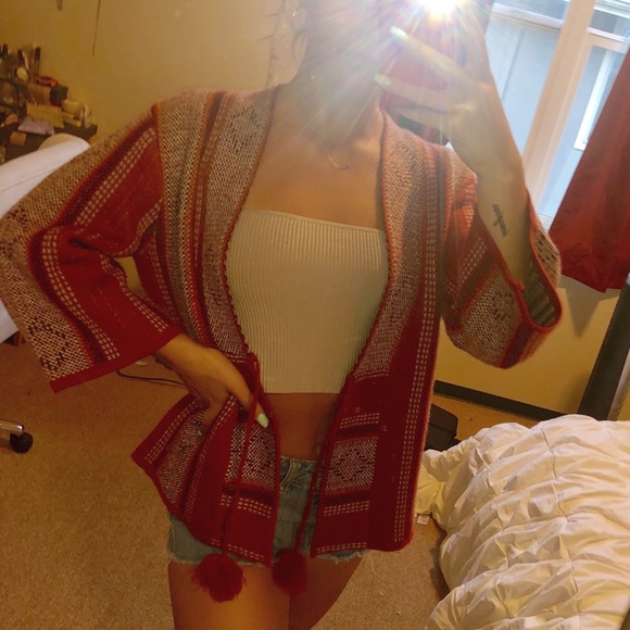 Stone Row Sweater/Poncho - Picture 1 of 6